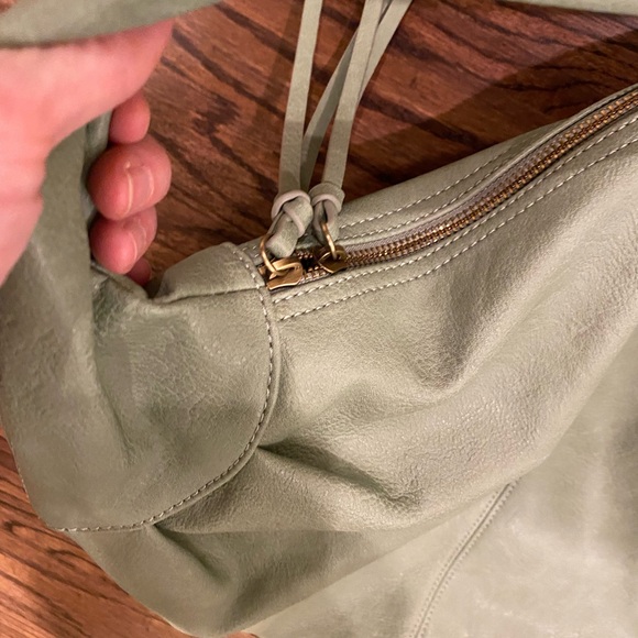 Free People NWT Slouchy Carryall in Spearmint - Picture 5 of 10